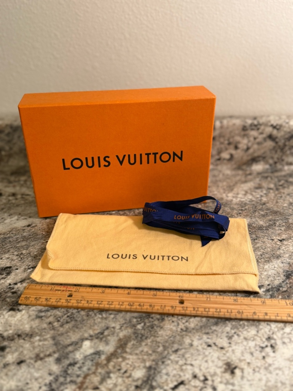 Louis Vuitton Empty Box, Dustbag & Ribbon